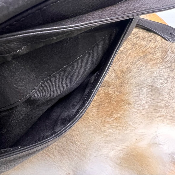 REACTION Kenneth Cole Reaction Brown Soft Leather Messenger Crossbody Bag 11x8” - Picture 5 of 14